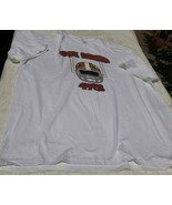 Champs Sports Gear Unisex Graphic T-Shirt White Crew Neck 100% Cotton 4X... - £11.67 GBP