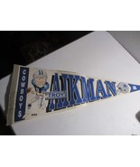 Vintage Troy Aikman Dallas Cowboys 1991 Felt Full Size Pennant - $14.84