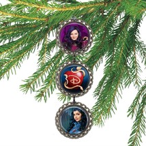 Disney Descendants MAL &amp; EVIE 3D Bottle Cap Christmas Ornament #106 - $132.91 MXN