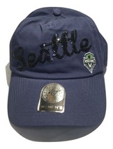 47 MLS Seattle Sounders Women&#39;s Sparkle Script Clean Up Hat, Women&#39;s - £9.05 GBP