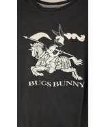 Loony Tunes Bugs Bunny AKA T Shirt Large Black &amp; White - $16.79