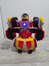 Hasbro TOMY Transformer Red Lite Up Robot Action Figure Dune Buggy VIDEO - $19.99
