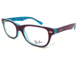 Ray-Ban Kids Eyeglasses Frames RB1555 3763 Purple Blue Rectangular 46-16... - £70.10 GBP