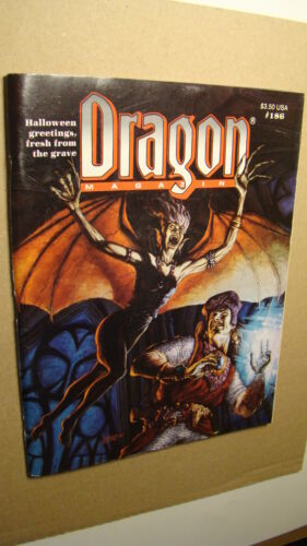 DRAGON MAGAZINE 186 *VF/NM 9.0* ELMORE ART DUNGEONS DRAGONS - $9.00