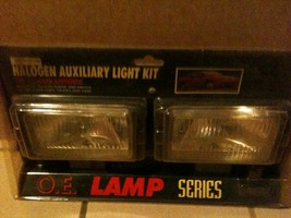 Driving Lights --  halogen rectangular with mounts, wiring &amp; on/off switch - $21.95