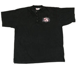 Vtg Dale Earnhardt Shirt Large L  #3 Black Button Polo Competitors View - £8.58 GBP