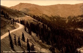 Vintage Sanborn Real Photo POSTCARD-VIEW On The Loveland Pass Highway, Co. BK59 - £5.17 GBP