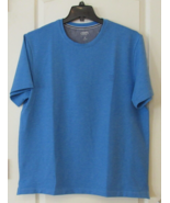 CHAPS Super Soft Short Sleeve Crewneck Tee Shirt BLUE Men&#39;s Sz Xl-XXL NWT - $400.94 MXN