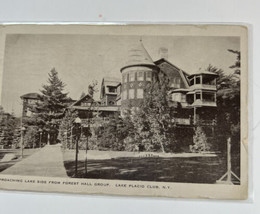 Postcard Lake placid Club Buildings Chrome White Border  Black/White 1945 Posted - £3.59 GBP