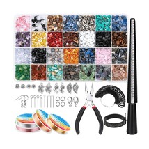 Gikasa Ring Making Kit | 1718Pcs with 28 Colors Crystal Gemstone - £79.00 GBP
