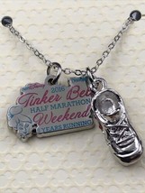 2016 Disney Tinker Bell Weekend Half Marathon Necklace w/ Silver Tone Sh... - $13.99