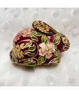 Vintage Cloisonné Enamel Brass Rabbit Oriental Scene Design Art Decor-EX... - $491.17 MXN