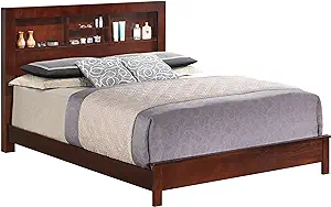 Glory Furniture Burlington Wood Bed, Queen, Brown - $494.99