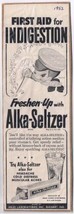 Vintage Print Ad Alka Seltzer 1952 First Aid For Indigestion 2 1/2&quot; x 7 ... - £1.68 GBP