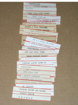 Juke Box Strips Rock Pop Vintage Lot Of 21 45 Rpm Phonograph Records - £19.57 GBP