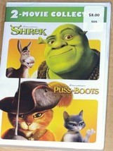 Shrek / Puss In Boots - 2 Movie Collection Dvd New &amp; Sealed - £4.65 GBP