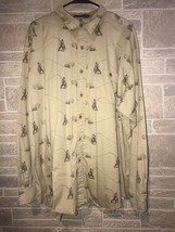 Orvis Fly Fishing print Long Sleeve Shirt size 2X.#17 - $17.82