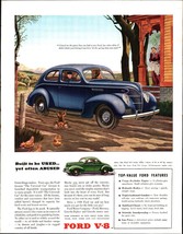 1939 Ford V8 built to be used and abused vintage original ad nostalgic a7 - $25.05