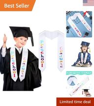 Boys' and Girls' Graduation Sash Stole - Rainbow-Colored Preschool Keepsake - $11.63