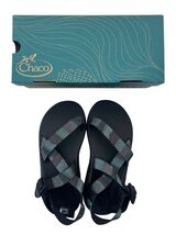 Chaco Black Blue Z/Cloud All Grip Adjustable Strap Travel Hike Cushioned... - €48,08 EUR