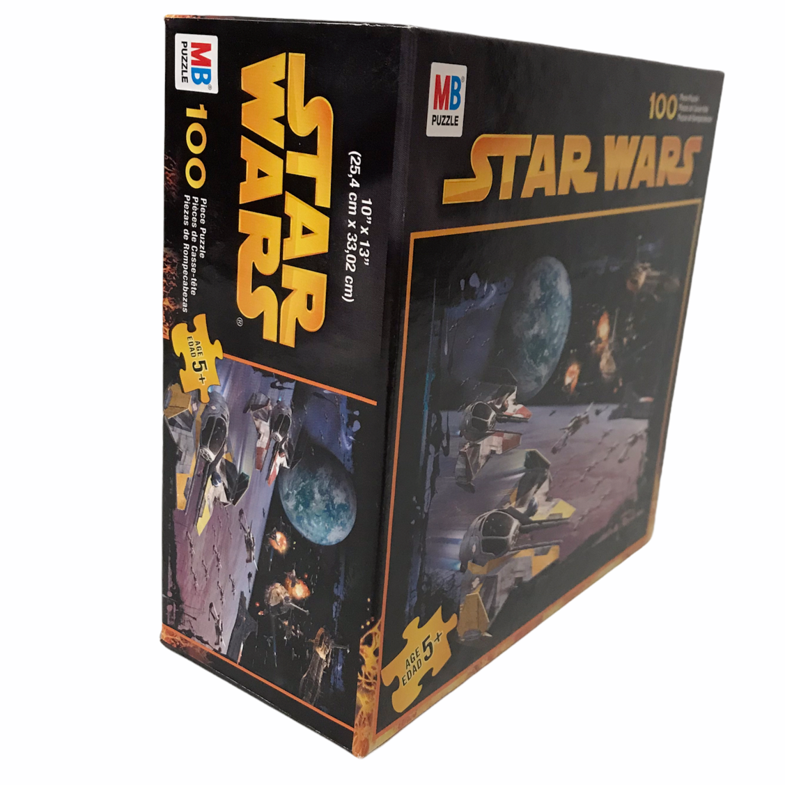 Primary image for Star Wars Battle Over Coruscant 100 Piece Puzzle New In Sealed Box Great Gift