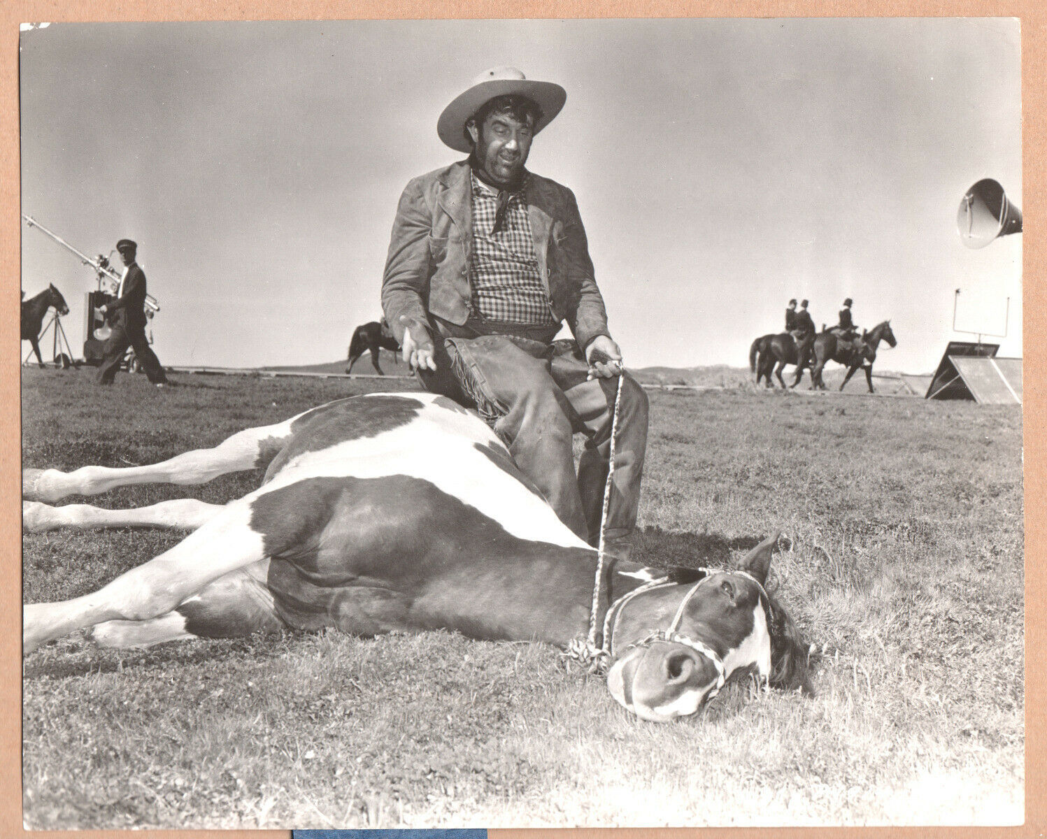 Primary image for Geronimo-Andy Devine-Horse-8 X 10-B&W-B Westerns-Production Still