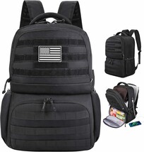 Mozeto Laptop Lunch Backpack For Men, Tactical Inspired Utility Anti-Theft - £46.34 GBP