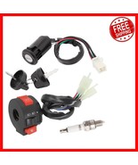 4-Wire Ignition Switch Key &amp; Left Starter Assembly for ATVs &amp; Dirt Bikes - $537.30 MXN