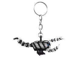 Mia Jewel Shop Scorpion Zodiac Czech Glass Seed Bead 3D Figurine Keychain Metal  - £12.53 GBP