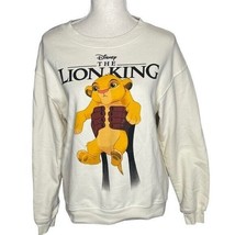 Disney The Lion King Simba White Cream Sweater Medium - $28.88