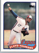 1989 Topps 91 Floyd Youmans  Montreal Expos - £0.77 GBP