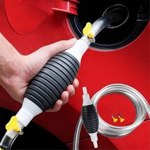 Siphon Hose Hand Pump Portable Manual Car Fuel Transfer for Gas Gasoline... - $18.80