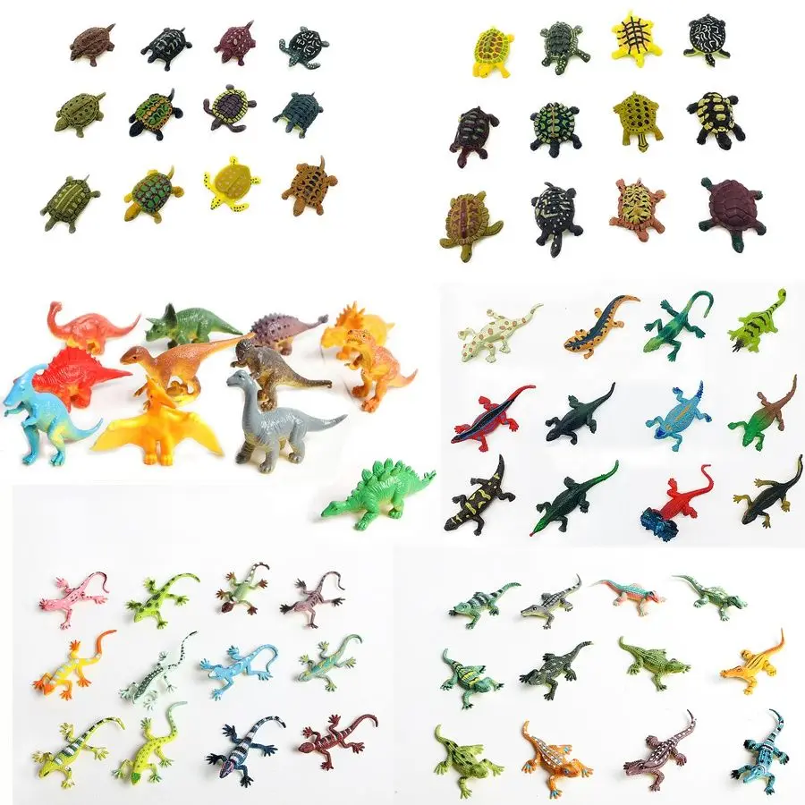 12pcs Plastic Dinosaur Playset,STEM Educational Realistic Dinosaur,Lizard, - £6.76 GBP+