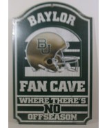 Baylor University Bears 11x17 Fan Cave Wooden Sign &#39;WHERE THERE&#39;S NO OFF... - £17.51 GBP