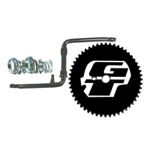 GT BMX Bicycle 1 piece Crank Full Set 44 teeth GT Power Series BLACK Chain - £58.55 GBP