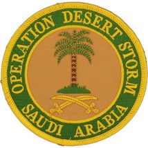Operation Desert Storm Saudi Arabia Patch 4&quot; - £7.97 GBP