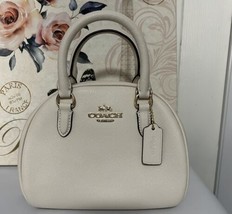 Coach Sydney Satchel Gold/chalk CA202 New! Precious! - £97.04 GBP