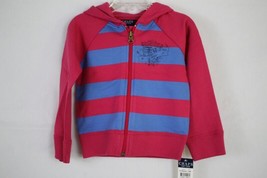 CHAPS Girl&#39;s Long Sleeve Full Zip Hoodie Sweatshirt size 3/3T New - £10.25 GBP