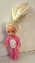 Mattel Kelly Li&#39;l Friends of Kelly Barbie Doll With Pink Footie Jammies - £6.45 GBP