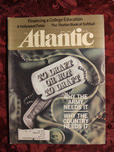 ATLANTIC magazine April 1980 Samson Raphaelson John L&#39;heureux James Fallows - £9.08 GBP