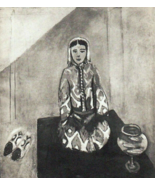 Matisse 1935 LITHOGRAPH +COA #UniqueGift of HENRI MATISSE vintage RARE A... - $179.00
