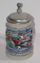 Gilles &amp; Bohn Original Lidded Beer Stein w/Angels &amp; Flowers  West Germany - £31.96 GBP