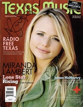 MIRANDA LAMBERT Autograph Hand SIGNED TEXAS MUSIC MAGAZINE 2005 JSA CERT... - £158.98 GBP