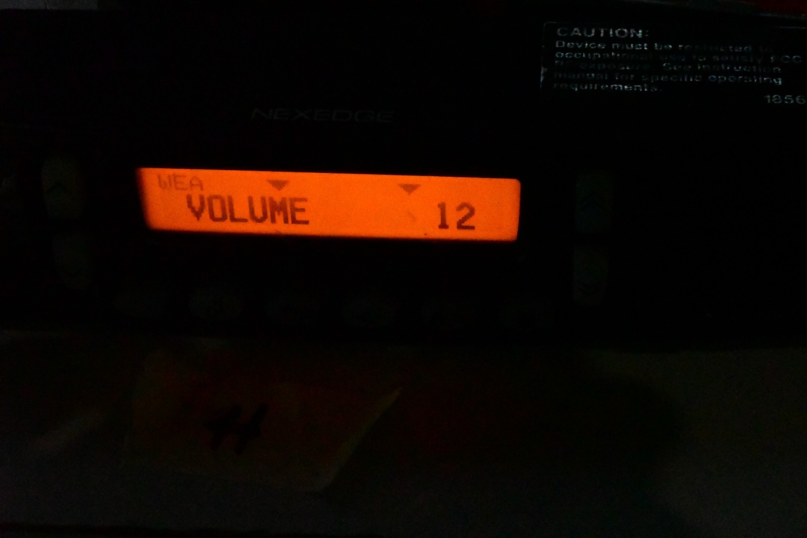 Kenwood Nexedge NX-700H-K VHF NXDN NX700 FACEPLATE ONLY RARE *TESTED* #H W4C2 Item image 2