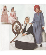 Child Girl Puritan Centennial 18 19th Century Halloween Costume Sew Patt... - £7.85 GBP
