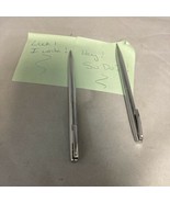 Vintage Chrome Sheaffer White Dot Ballpoint Pen and Pencil Set No Box - $466.46 MXN