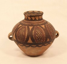 Chinese Neolithic Terracotta pot with Geometric Paint work - £909.89 GBP