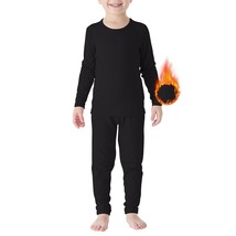 Boys Thermal Underwear Set Kids Long Johns Set Fleece Lined Base Layer S... - £29.80 GBP