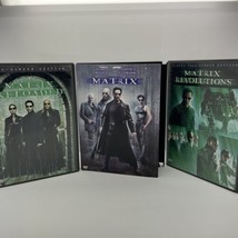 The Matrix - The Matrix  Reloaded - The Matrix Revolutions (DVD) 3 Movies Lot - £3.10 GBP