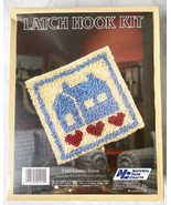 Country Home Vintage Latch Hook Kit National Yarn Crafts 12&quot; x 12&quot; Wall ... - $23.70